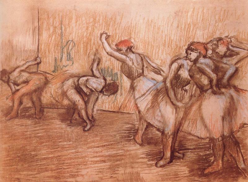Edgar Degas dancers oil painting image